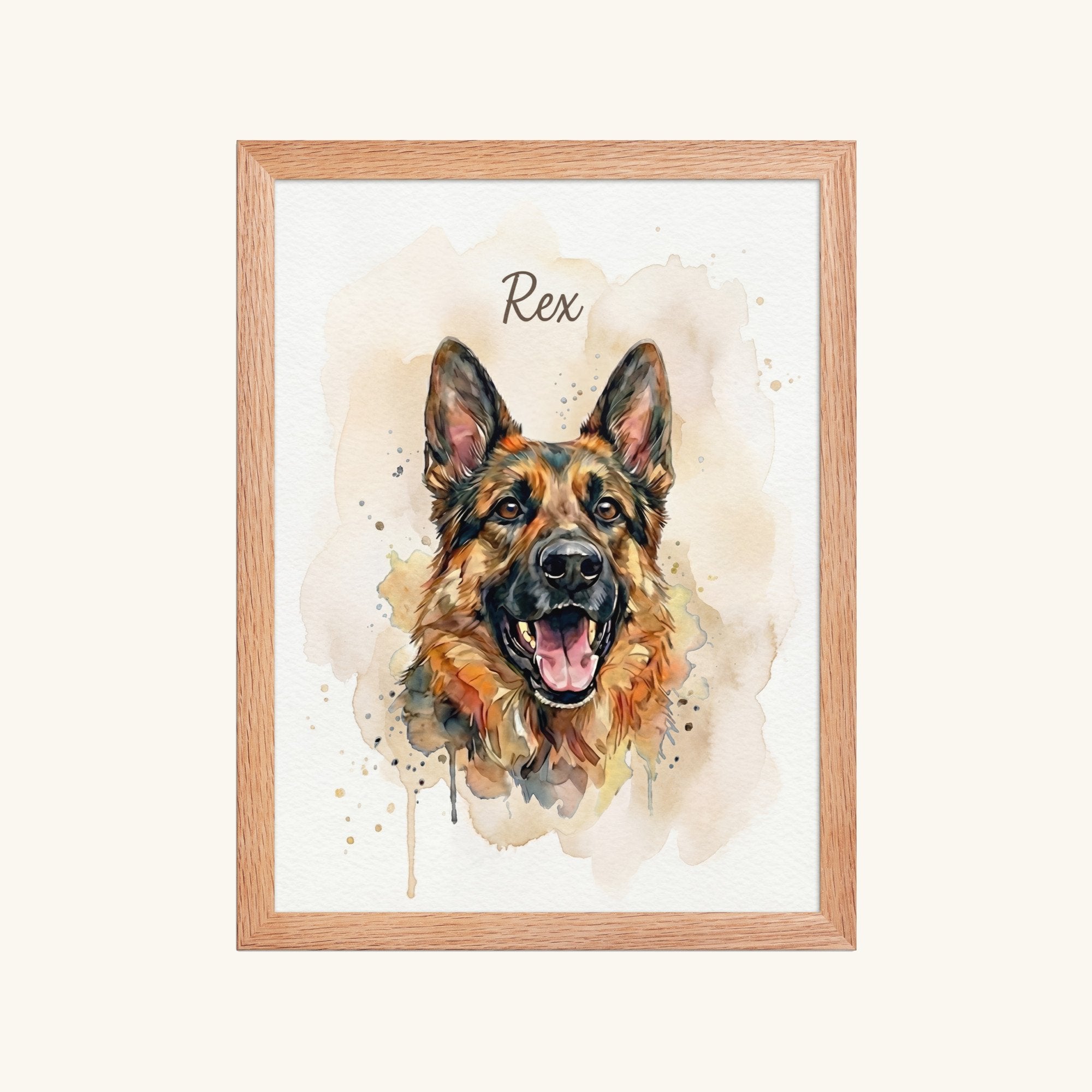 Custom Framed Pet Poster