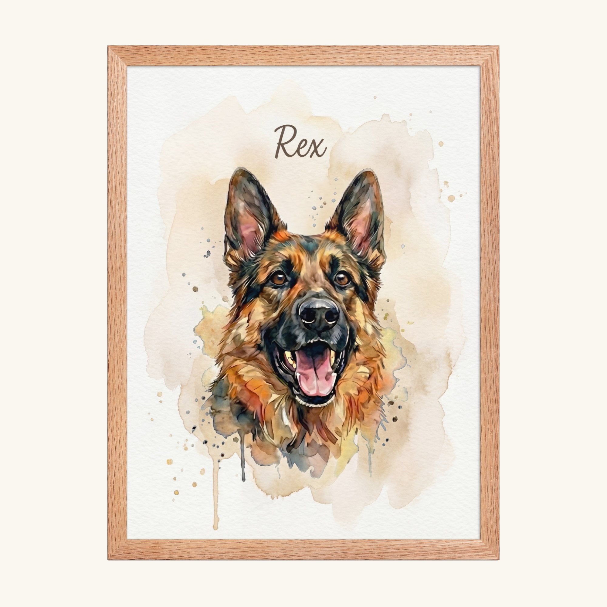 Custom Framed Pet Poster