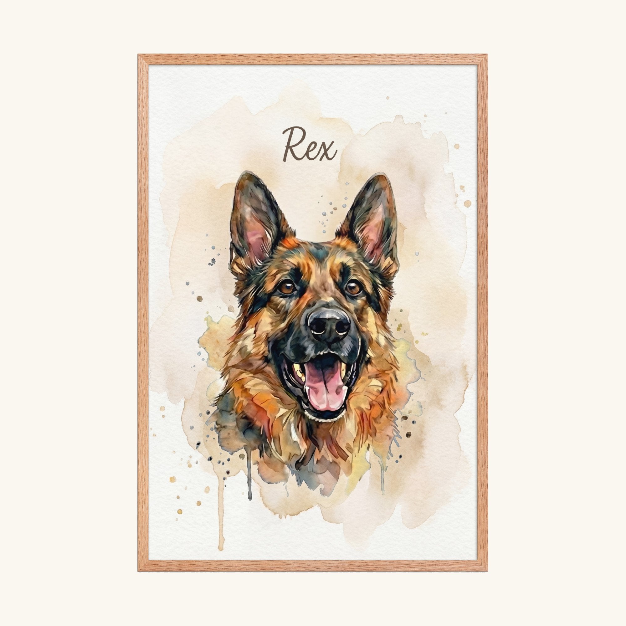 Custom Framed Pet Poster