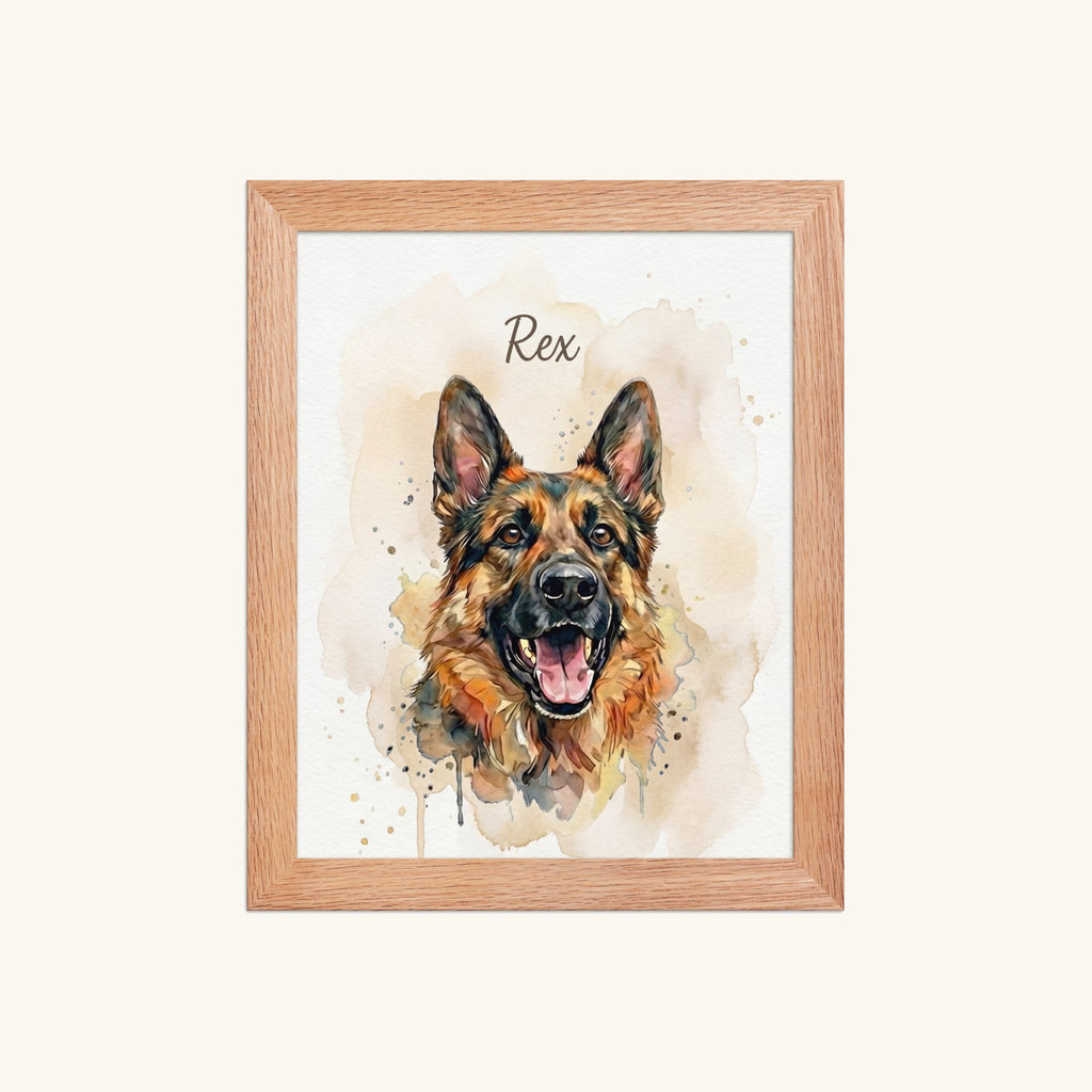 Custom Framed Pet Poster