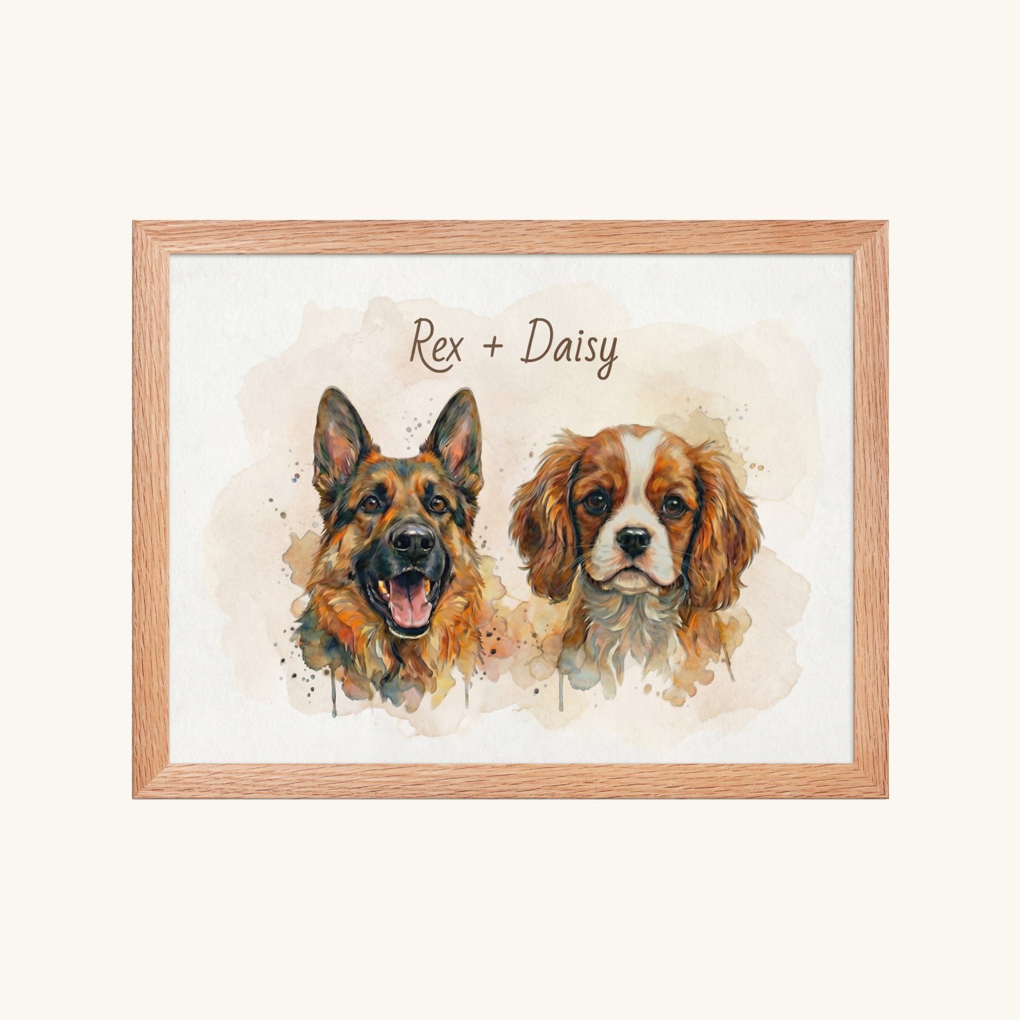 Custom Framed Pet Poster