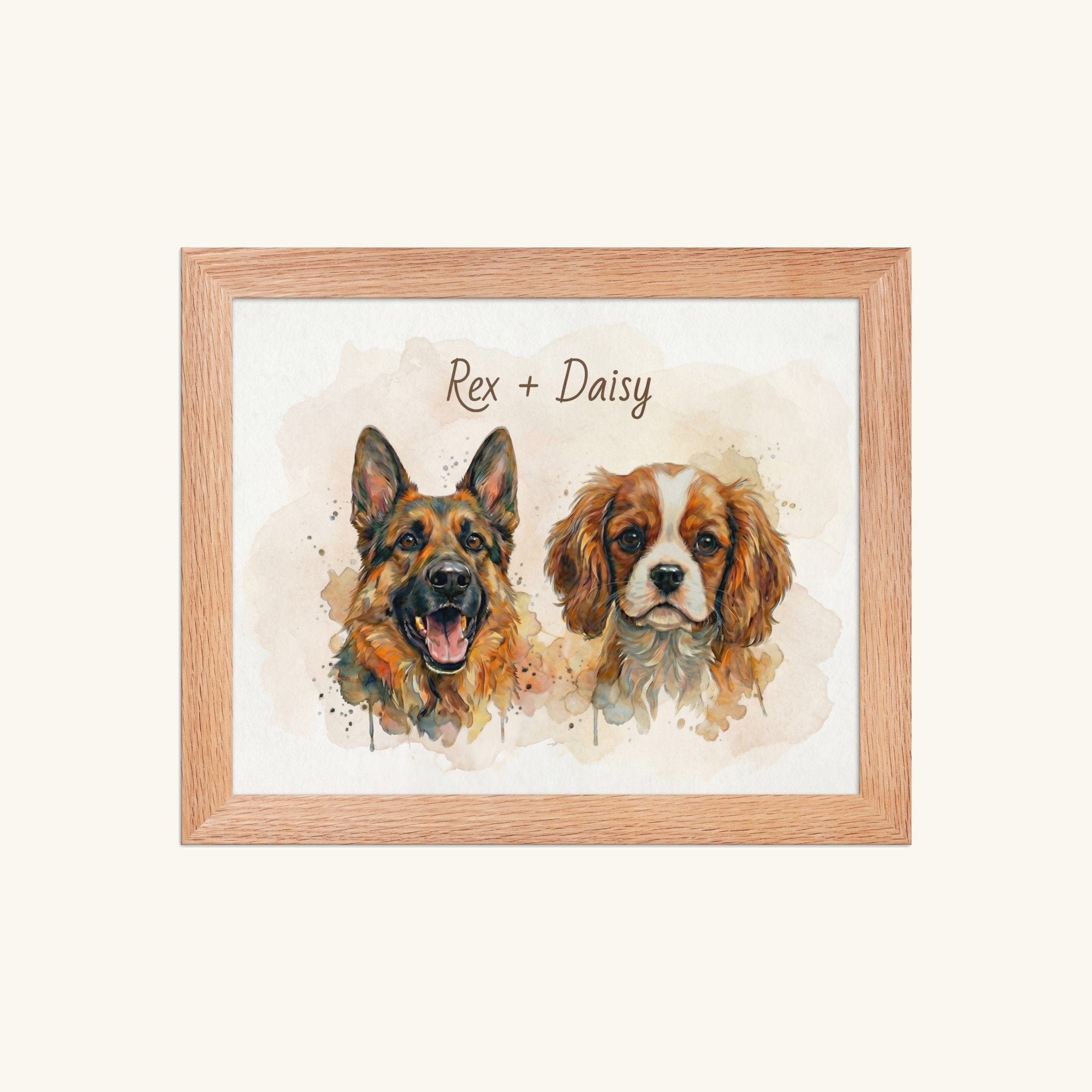 Custom Framed Pet Poster