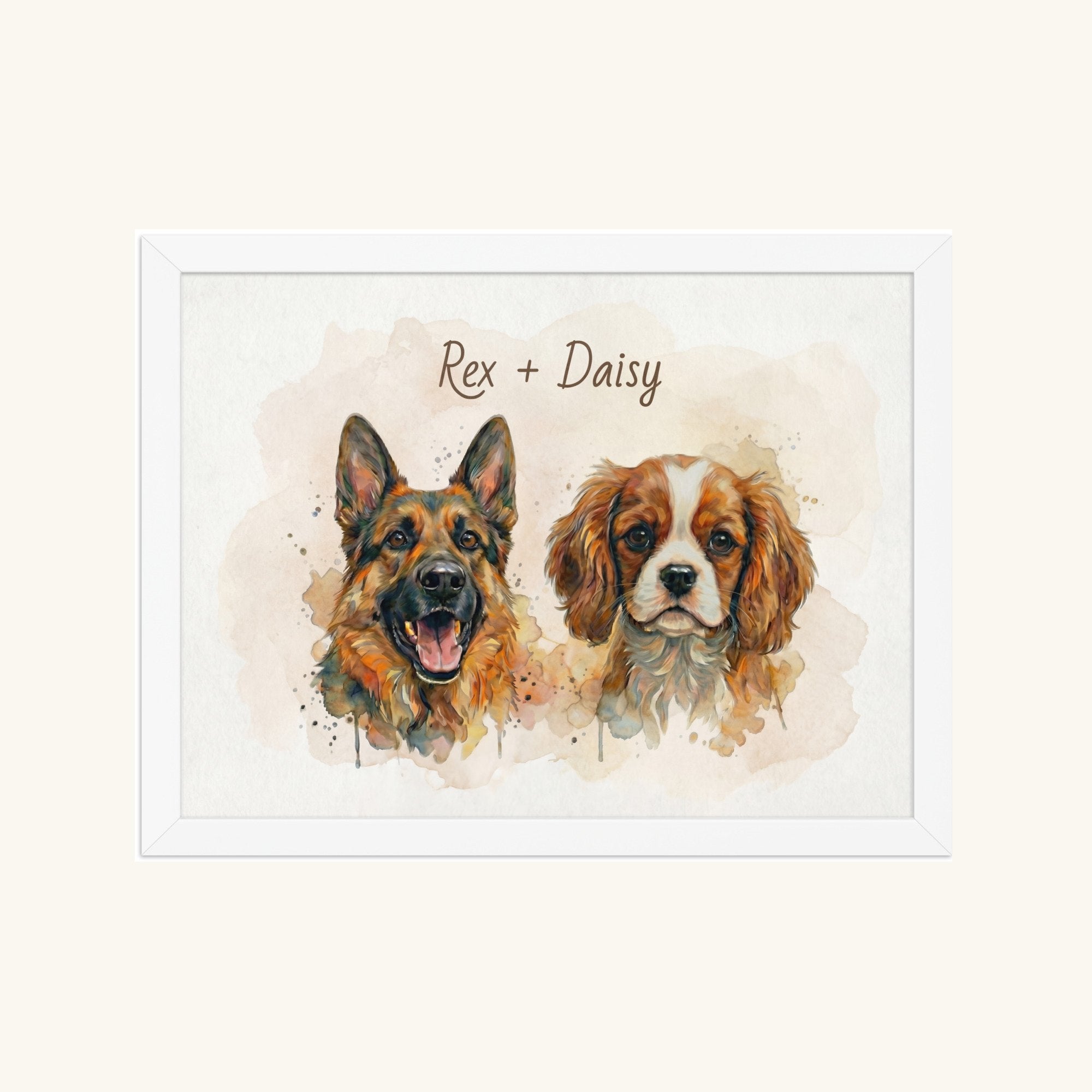 Custom Framed Pet Poster