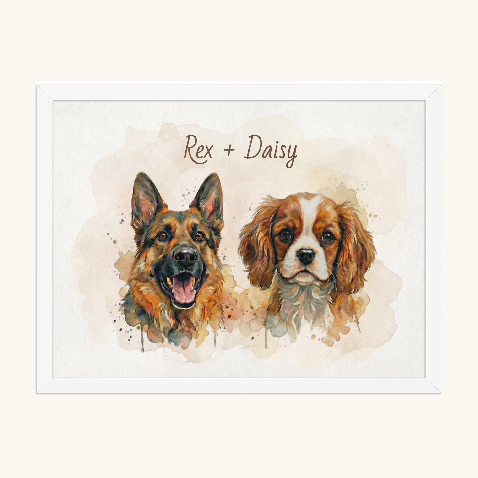 Custom Framed Pet Poster