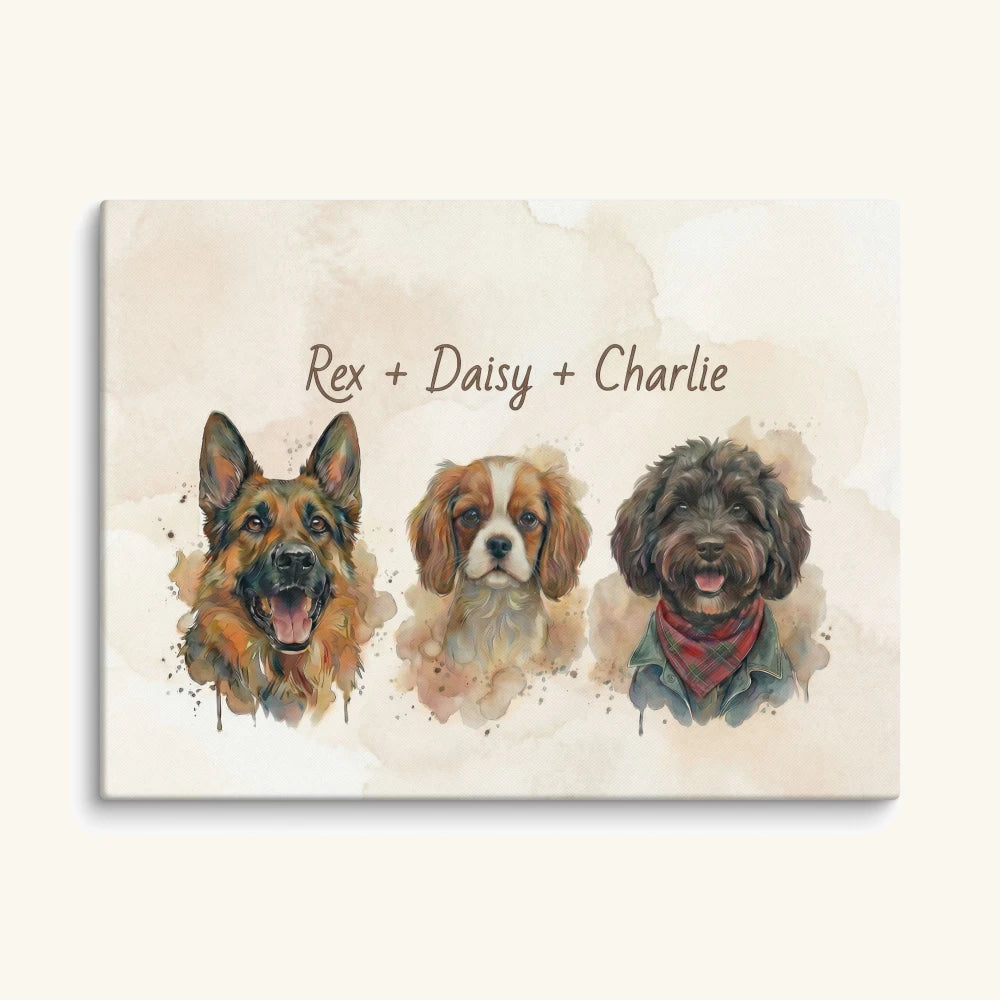 Custom Unframed Pet Canvas