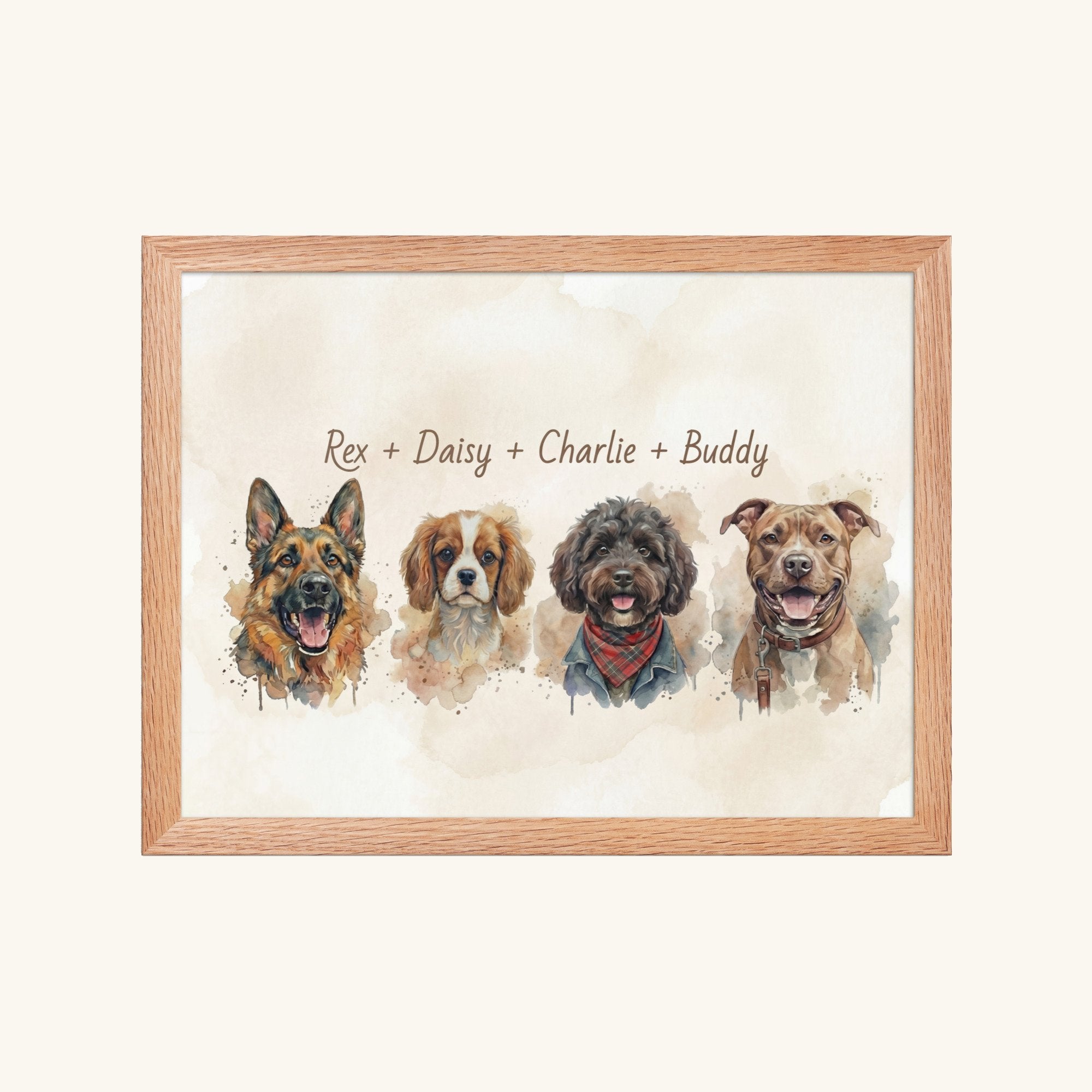 Custom Framed Pet Poster