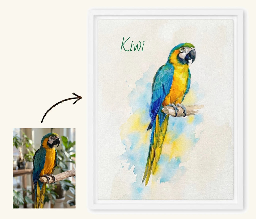 Custom Framed Pet Canvas