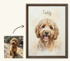 Custom Framed Pet Canvas