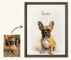 Custom Framed Pet Canvas