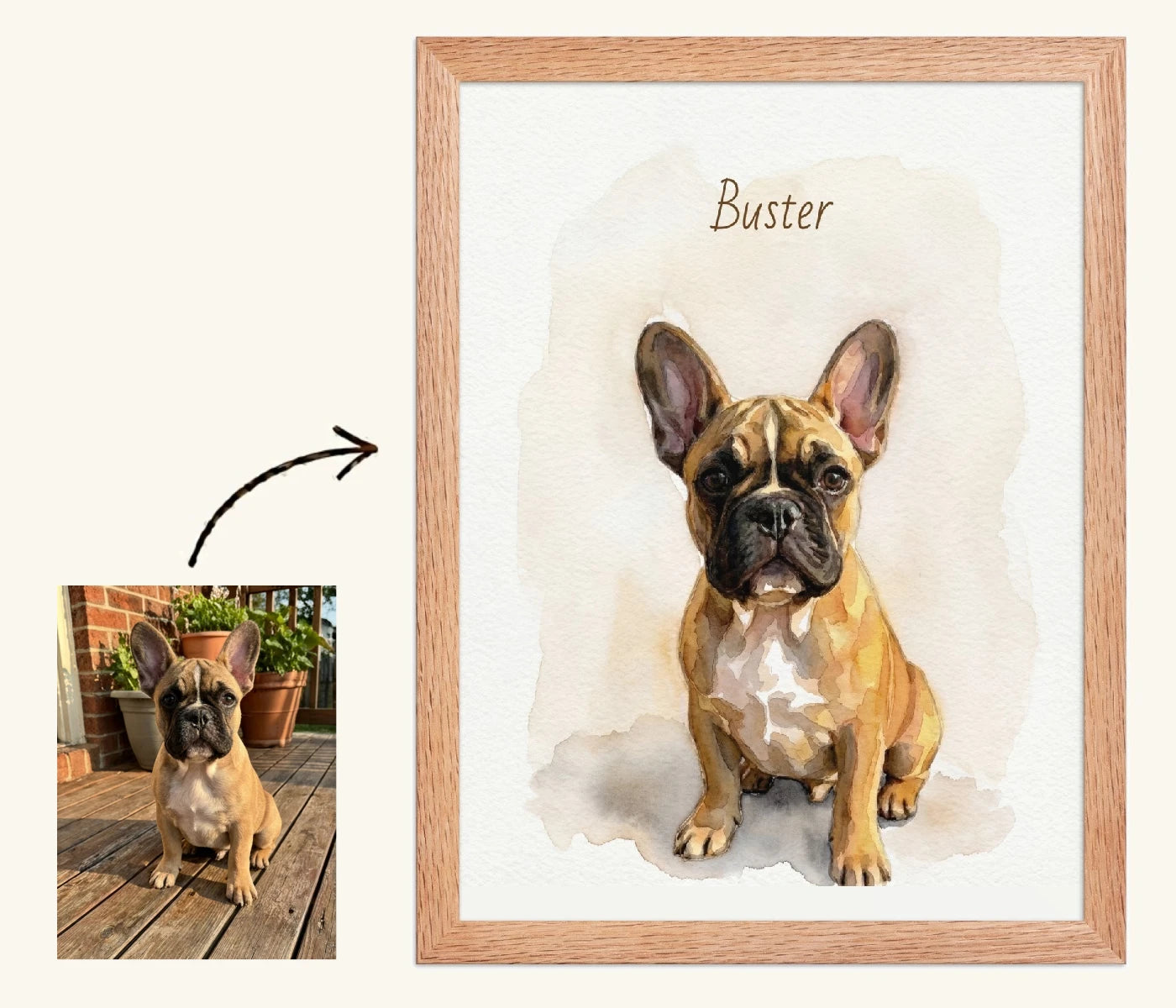 Custom Framed Pet Poster