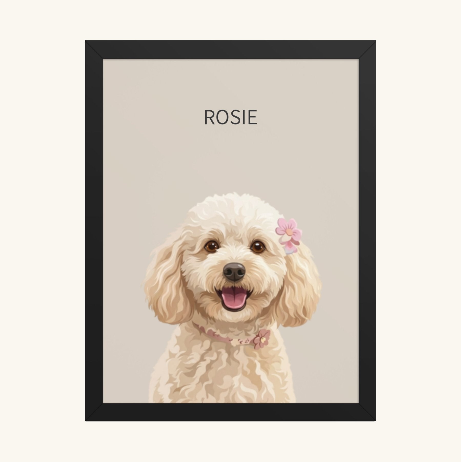 Custom Modern Pet Poster