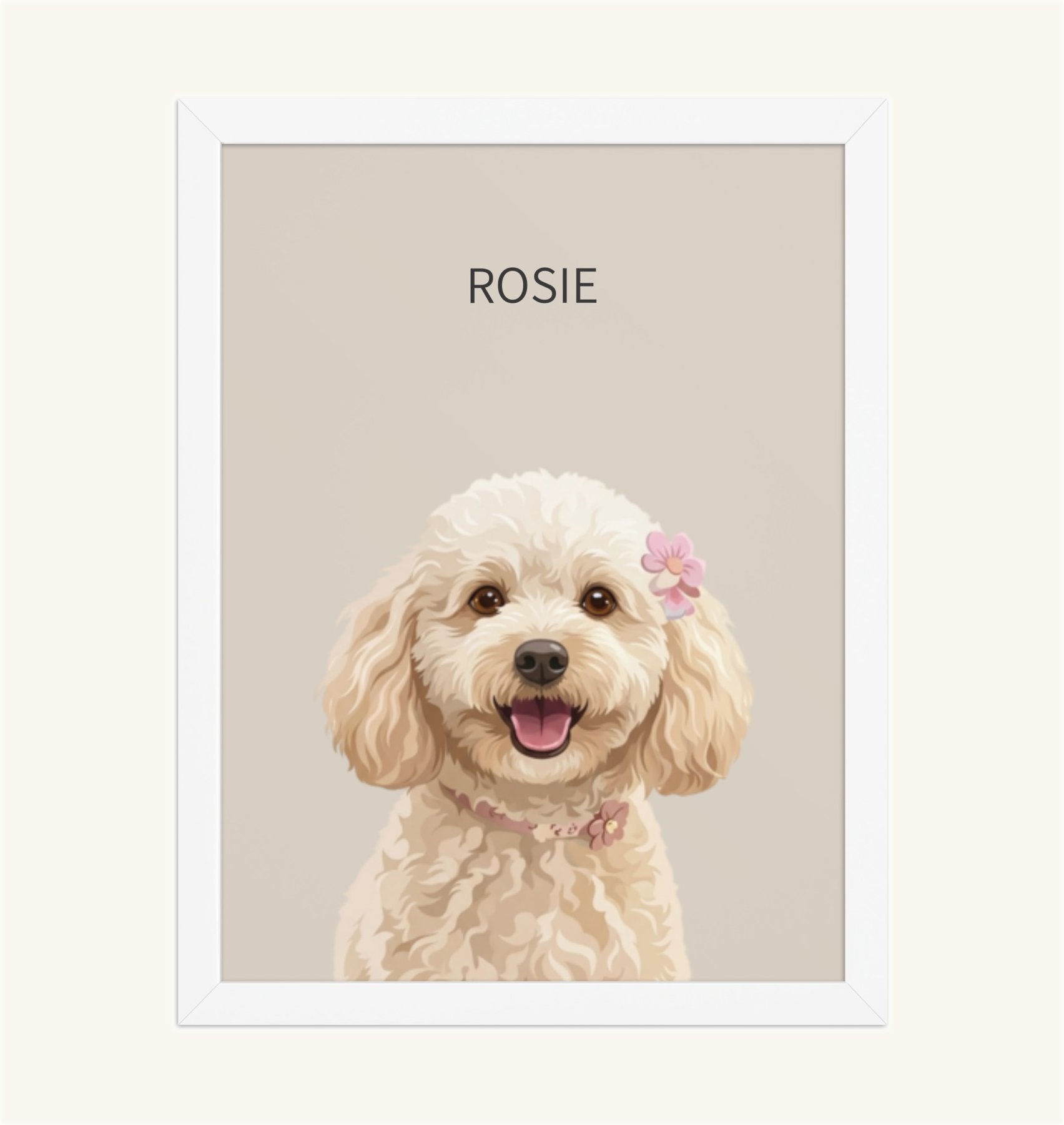 Custom Modern Pet Poster