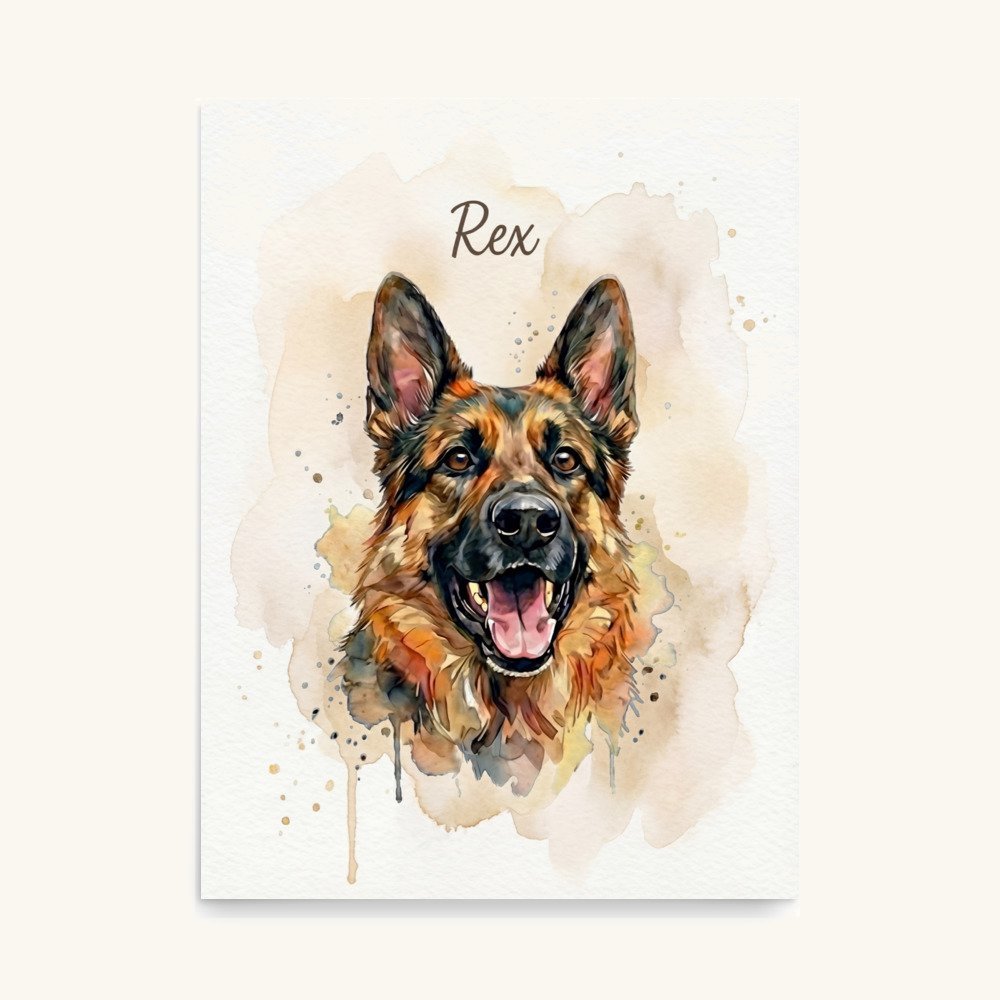 Custom Unframed Pet Poster