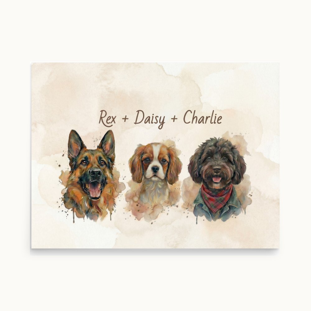 Custom Unframed Pet Poster