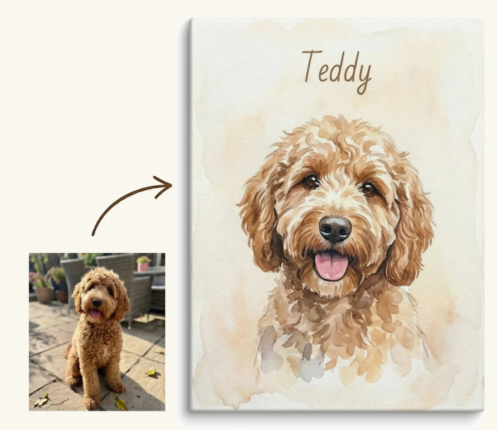 Custom Unframed Pet Canvas