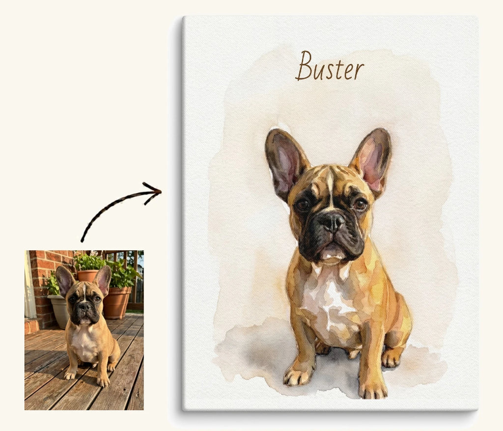 Custom Unframed Pet Canvas