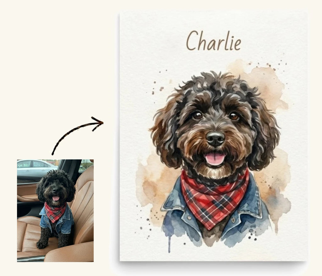 Custom Unframed Pet Poster