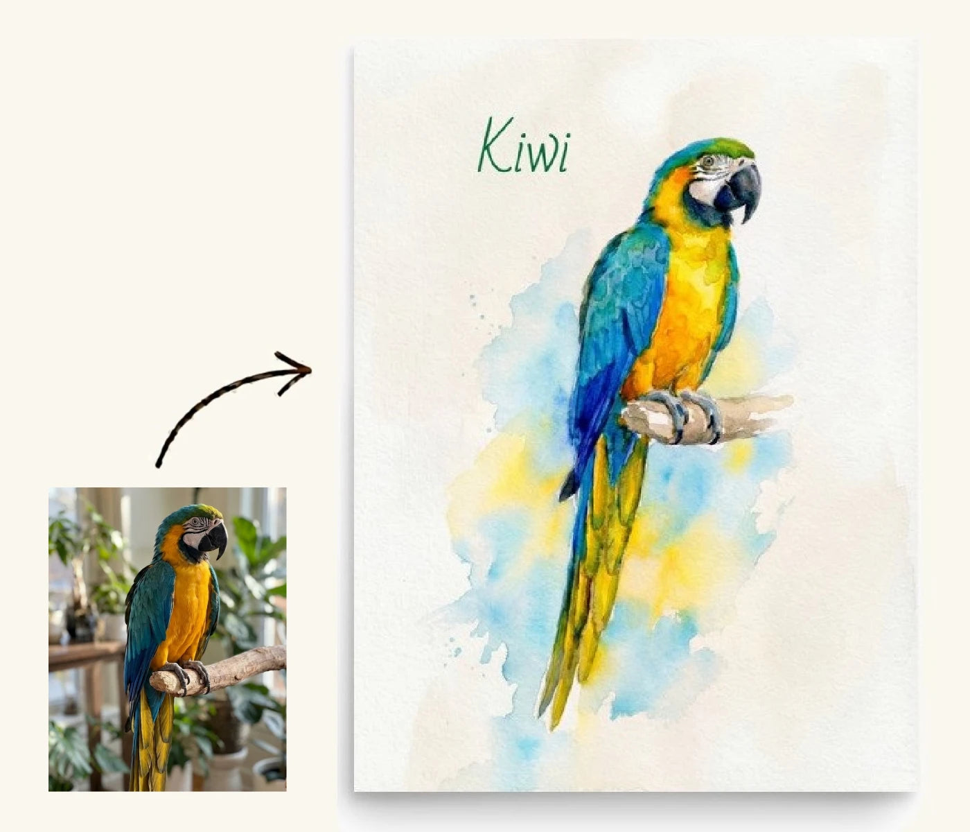 Custom Unframed Pet Poster