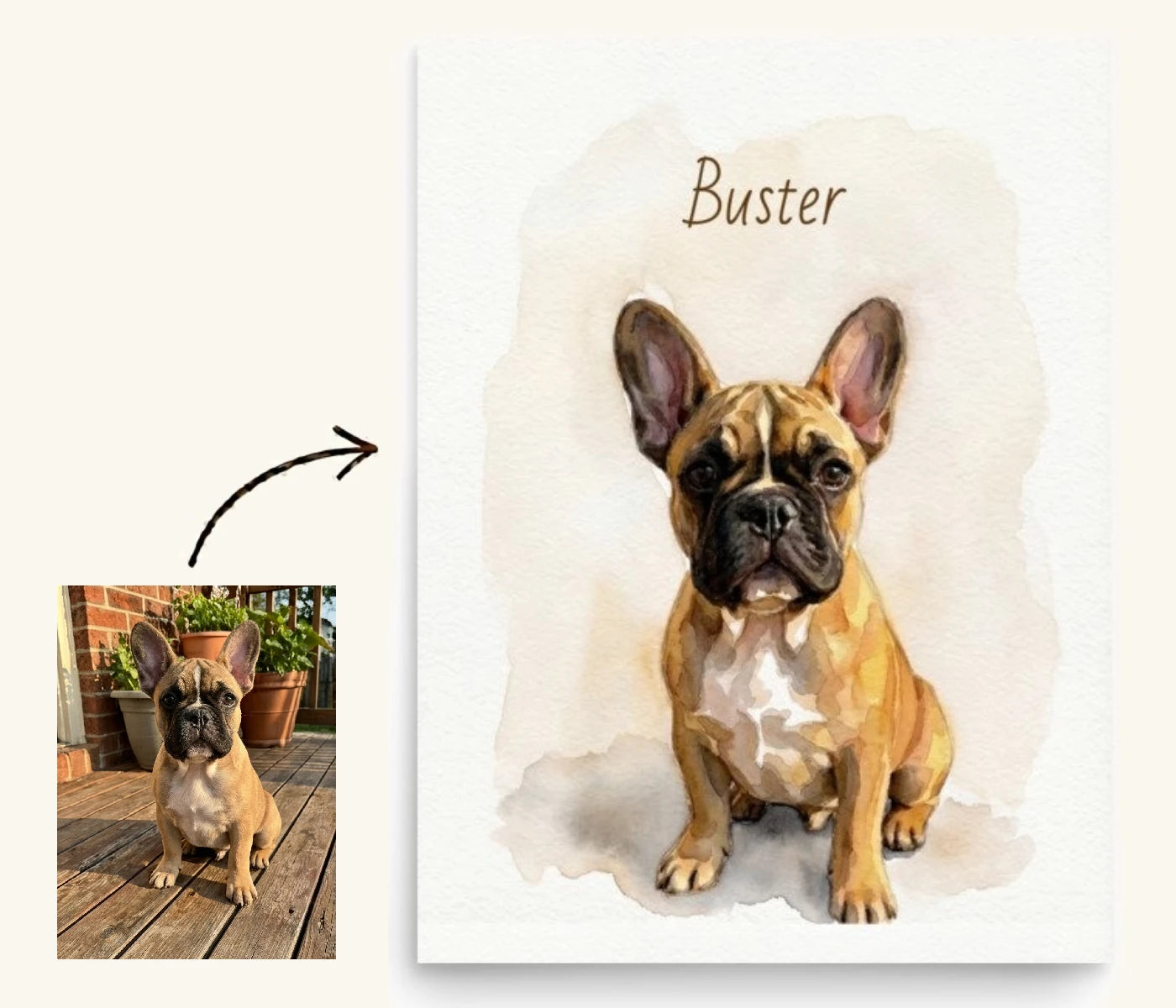 Custom Unframed Pet Poster